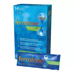 FERROTONE Fer avec concentré de pomme et vitamine C en flacon, 14x25 ml