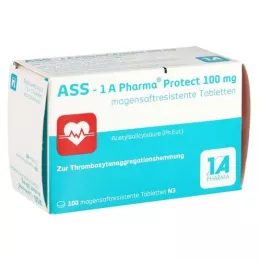 Ass 1 A Pharma Protégez 100 mg de comprimés résistant à la gastrie, 100 pc