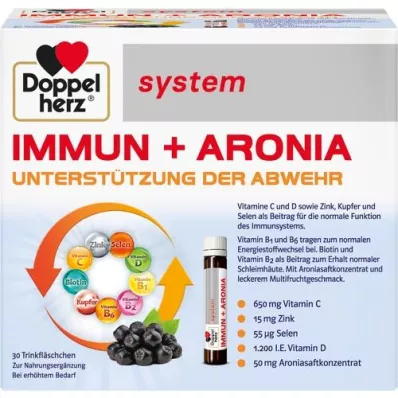 DOPPELHERZ Immun + Aronia System ampoules, 30 pc