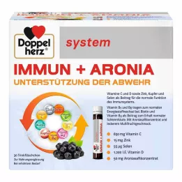 DOPPELHERZ Ampoules du système Immun+Aronia, 30 pièces