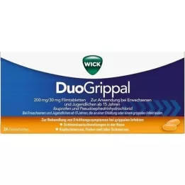 Tablettes Duogrippal 200 mg / 30 mg comprimés enrobée de films, 24 pc