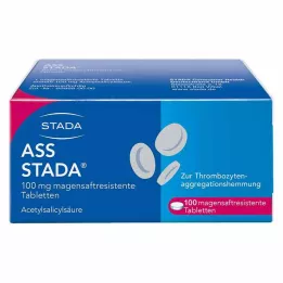 ASS STADA Comprimés gastro-résistants à 100 mg, 100 pcs