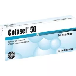 CEFASEL 50 μg de comprimés, 60 pc