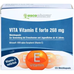 VITAMIN e FORTE 400 cest-à-dire des capsules molles, 120 pc