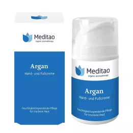 MEDITAO Crème mains et pieds à largan, 50 ml