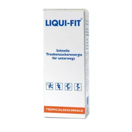 LIQUI FIT Solution de sucre liquide Sachet tropical, 12 pièces