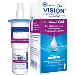 HYLO-VISION gouttes pour les yeux en gel safède, 10 ml
