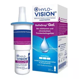 HYLO-VISION SafeDrop Gel gouttes pour les yeux, 10 ml
