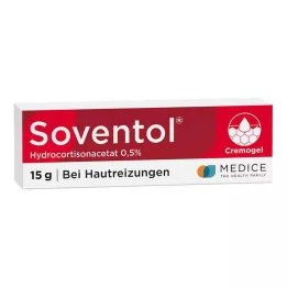SOVENTOL Crème dacétate dhydrocortisone à 0,5 %, 15 g