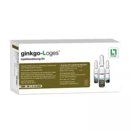 GINKGO-LOGES Solution injectable D 4 ampoules, 50X2 ml