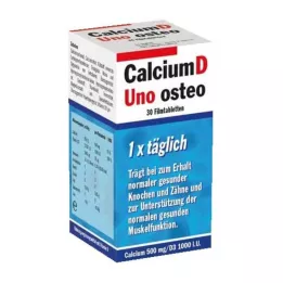 Tablettes de film Calcium D UNO OSTEO, 30 pc