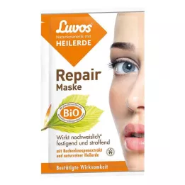 Luvos Cosmétiques naturels Masque de réparation Heilerde, 2x7,5 ml