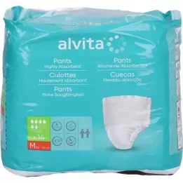 ALVITA Pantalon dincontinence super moyen, 14 pc