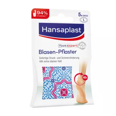HANSAPLAST Pansement pour ampoules grand format, 5 pièces