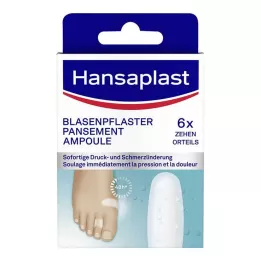 HANSAPLAST Petit pansement pour ampoules, 6 pièces