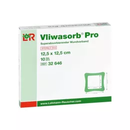 VLIWASORB Pro superabsorbant comp. stérile 12,5x12,5 cm, 10 pcs