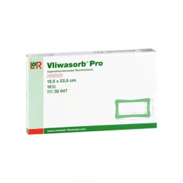 VLIWASORB Pro superabsorbant comp. stérile 12,5x22,5 cm, 10 pcs
