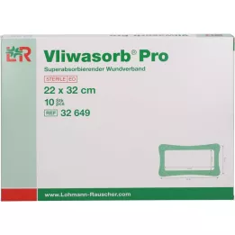 VLIWASORB Pro superabsorbant comp. stérile 22x32 cm, 10 pcs