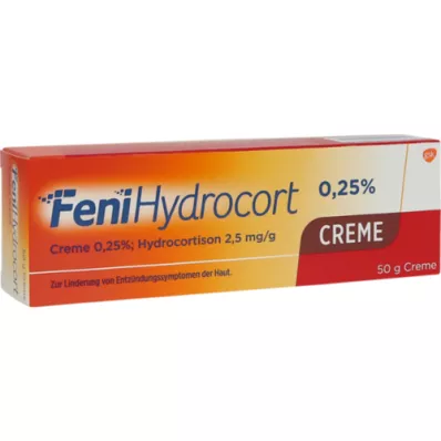 FENIHYDROCORT crème 0,25%, 50 g