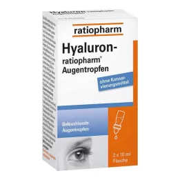 HYALURON-RATIOPHARM Collyre, 2X10 ml
