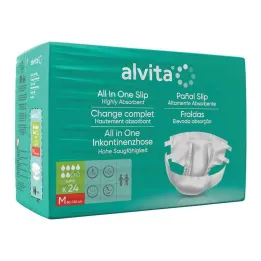 Alvita All-in-One Pantalon dincontinence Super Medium Day, 24 pcs