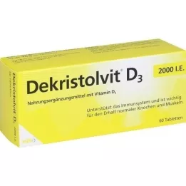 DEKRISTOLVIT D3 2 000, cest-à-dire les comprimés, 60 pc