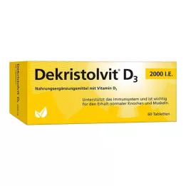 DEKRISTOLVIT Comprimés de D3 2 000 UI, 60 unités