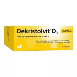 DEKRISTOLVIT Comprimés de D3 2 000 UI, 120 unités