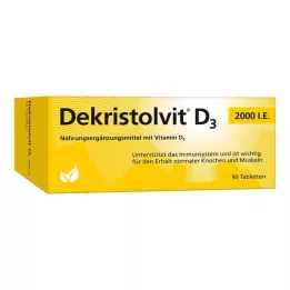 DEKRISTOLVIT Comprimés de D3 2 000 UI, 90 unités