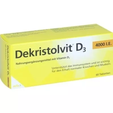 DEKRISTOLVIT D3 4 000 cest-à-dire les comprimés, 60 pc