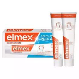 ELMEX Dentifrice en pack double, 2X75 ml