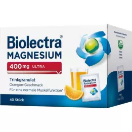 BIOLECTRA Magnésium 400 mg Ultra TrinkGran.Orange, 40 pc