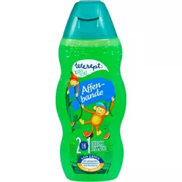 Tetesept Douche de bandes de singe de style enfant, 200 ml