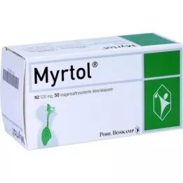MYRTOL Capsules molles résistantes gastriques, 50 pc