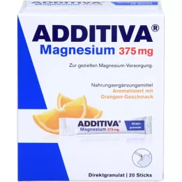 Additiva Magnésium 375 mg Sticks Orange, 20 pc