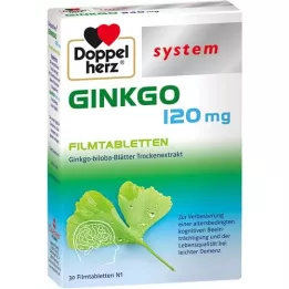 DOPPELHERZ Ginkgo 120 mg de tablettes de films système, 30 pc