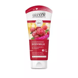 LAVERA Lait Corporel Canneberge Bio &amp; Huile dArgan Bio, 200ml