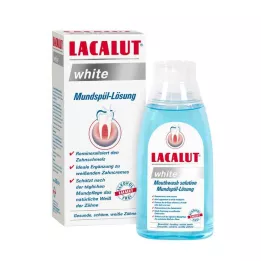 Lacalut Solution de lavage de bouche blanche, 300 ml