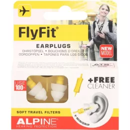 ALPINE FLYFIT Bouchons doreilles, 2 pièces