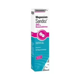 MAGNESIUM SANDOZ Comprimés effervescents à 243 mg, 20 unités