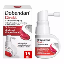 DOBENDAN Direkt Flurbiprofène Spray 8,75 mg/dose par voie orale, 15 ml