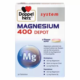 DOPPELHERZ Comprimés du système Magnesium 400 Depot, 30 pcs