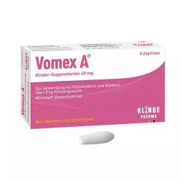 VOMEX Suppositoires pour enfants 40 mg, 5 pièces
