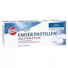 EMSER Pastilles sans menthol, 30 pcs