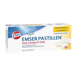 EMSER Pastilles sans menthol sans sucre, 30 pcs