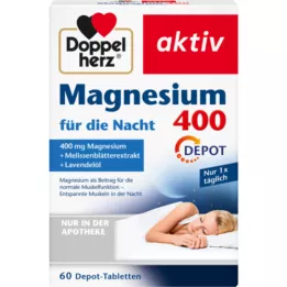 DOPPELHERZ Magnésium 400 pour les comprimés de nuit, 60 pc