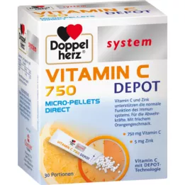 Doppelherz Vitamine C 750 Depot System Pellets, 30 pc