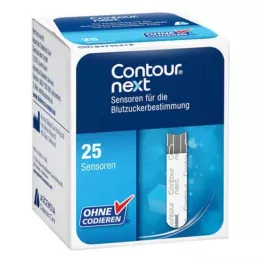 CONTOUR Bandelettes de test pour capteurs suivants, 1 x 25 pièces