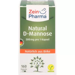 NATURAL D-mannose 500 mg capsules, 160 pc