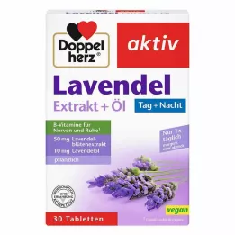 DOPPELHERZ Comprimés dextrait et dhuile de lavande, 30 pièces